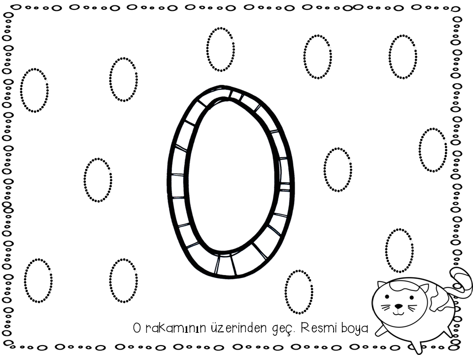 0 rakamını öğreniyorum